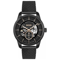 Orologio elegante Hugo Boss in acciaio inossidabile nero