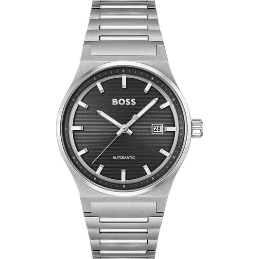 Orologio elegante Hugo Boss in acciaio inossidabile grigio