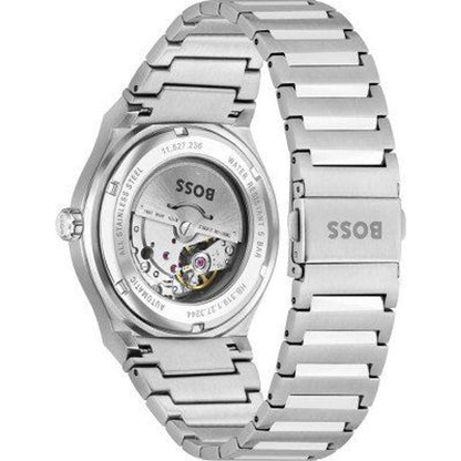 Orologio elegante Hugo Boss in acciaio inossidabile grigio