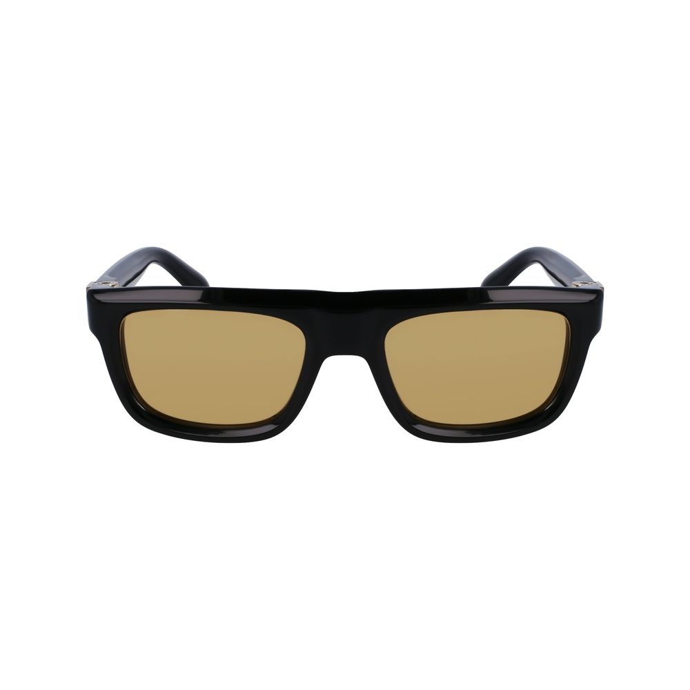 Occhiali da sole Ferragamo in acetato nero