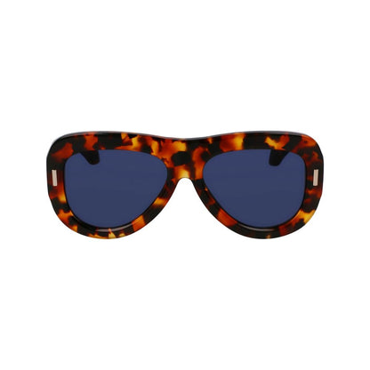 Lunettes de soleil Ferragamo en acétate marron