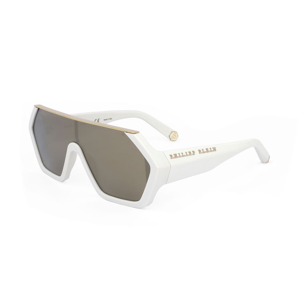 Occhiali da sole Philipp Plein in acetato bianco