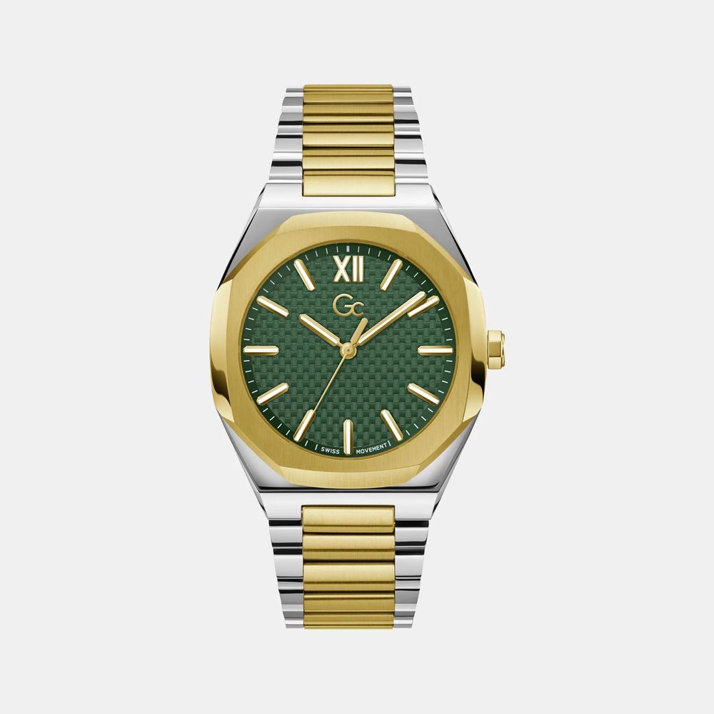Orologio elegante in acciaio inossidabile GC Gold