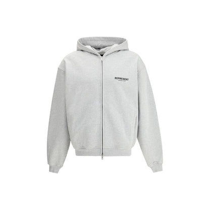 Felpa in cotone grigio Rappresenta