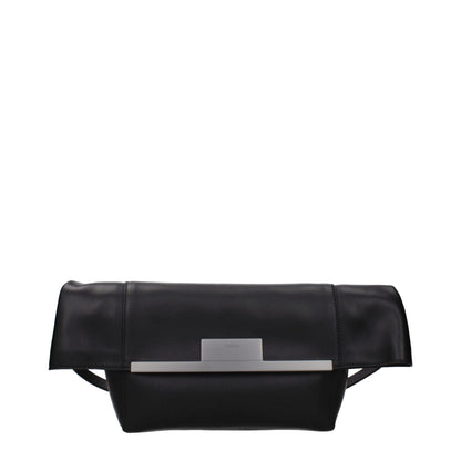 Borsa a tracolla in pelle nera Max Mara
