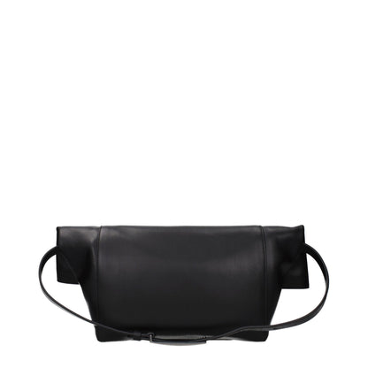 Borsa a tracolla in pelle nera Max Mara