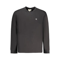 Maglietta da uomo in cotone nero Calvin Klein