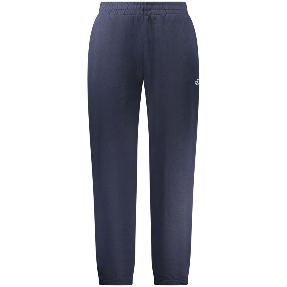 Calvin Klein Pantaloni Sportivi da Uomo in Cotone Blu