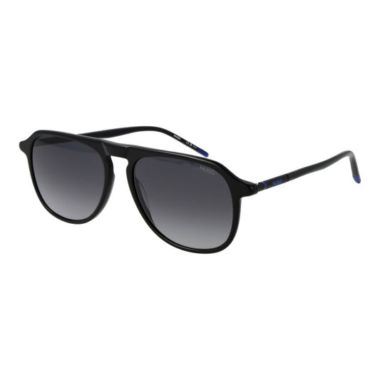 Occhiali da sole in acetato nero Hugo Boss