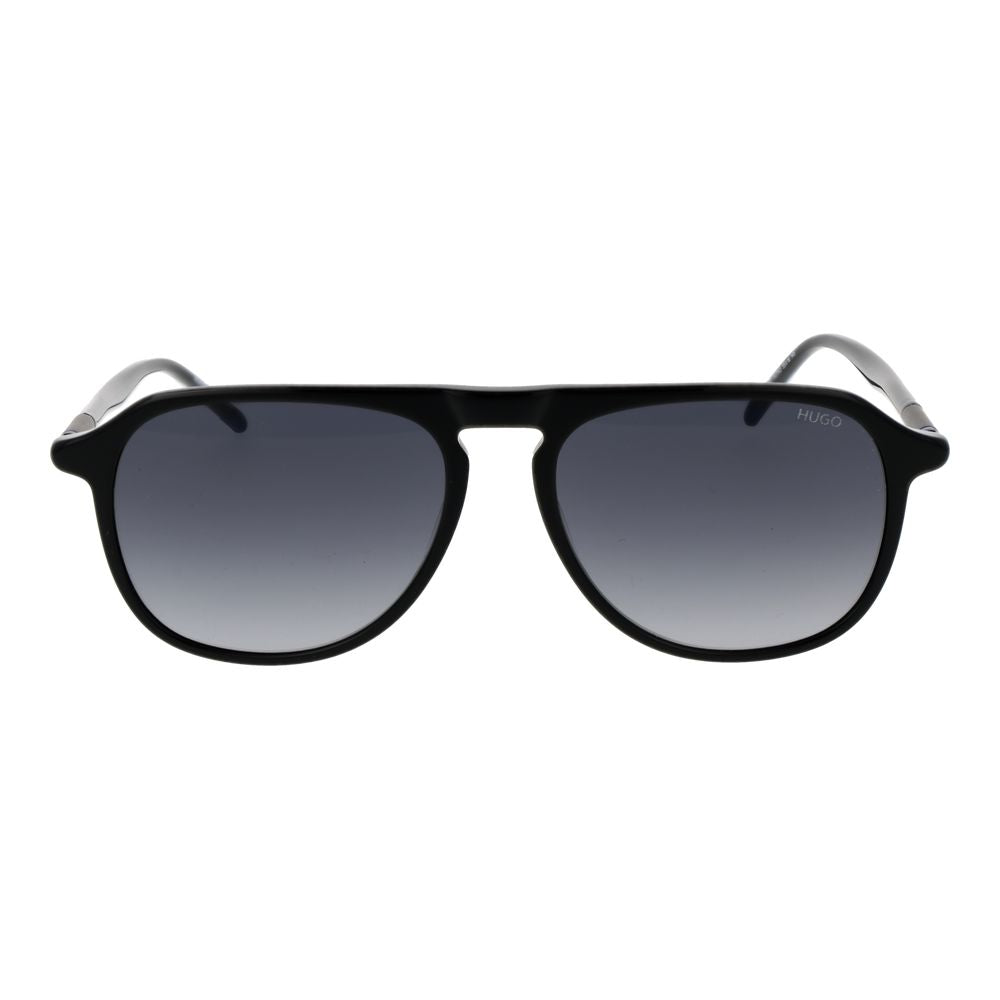 Occhiali da sole neri in acetato Hugo Boss