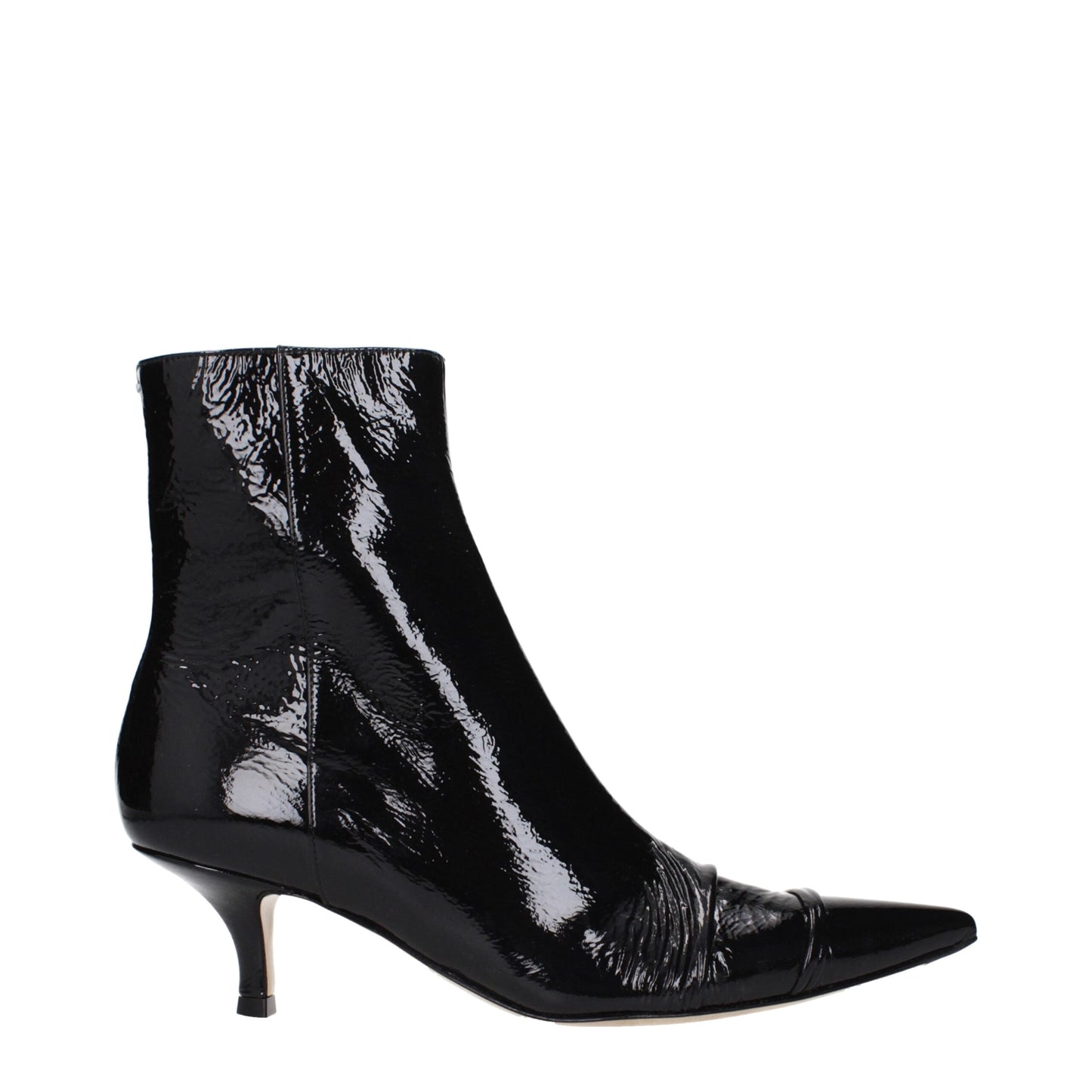 Stivaletti in pelle nera Maison Margiela