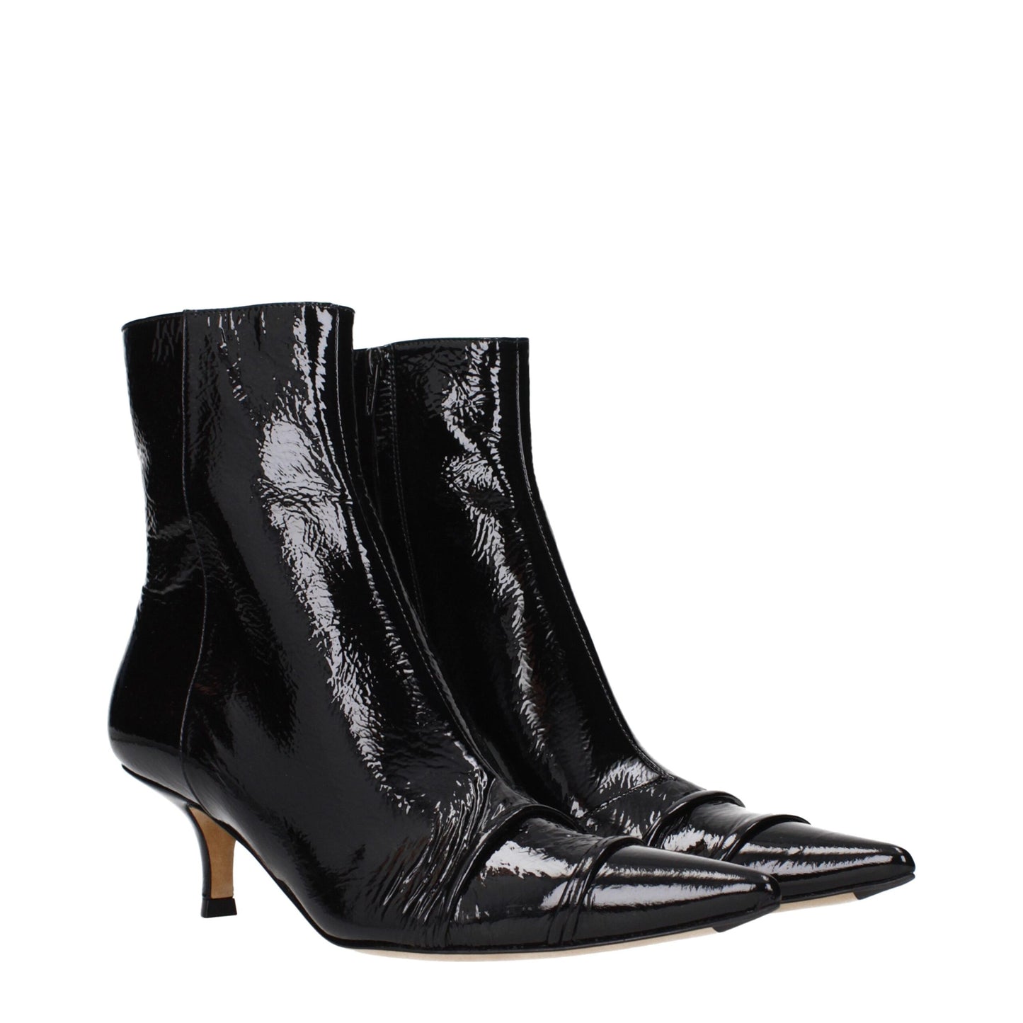 Stivaletti in pelle nera Maison Margiela