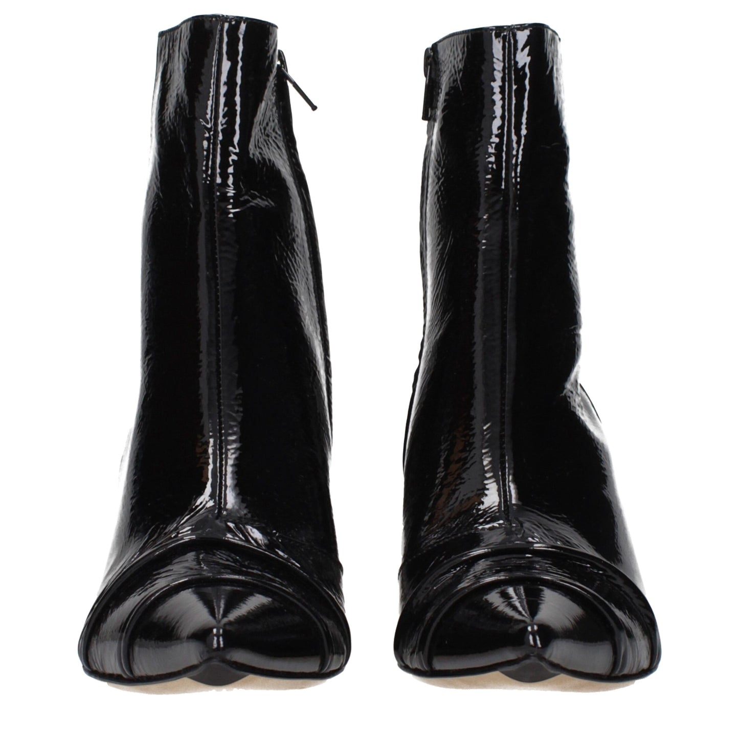 Stivaletti in pelle nera Maison Margiela
