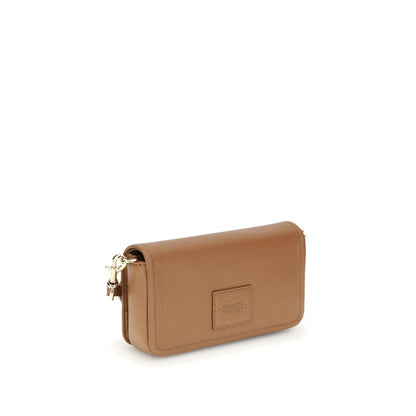 Borsa a tracolla Marc Jacobs in pelle di vitello marrone Bos Taurus