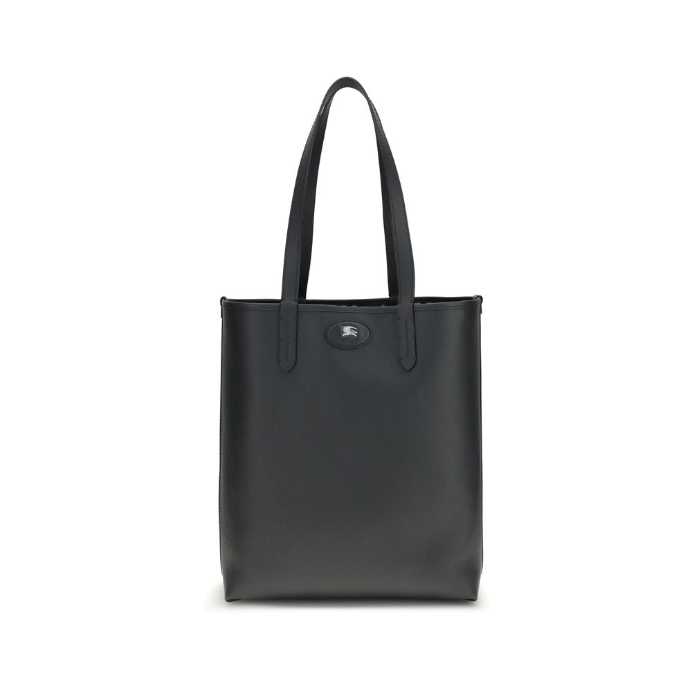 Borsa a tracolla Burberry Bos Taurus in pelle di vitello nera