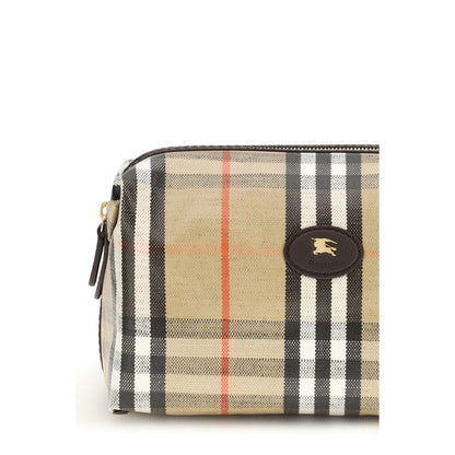 Portafoglio Burberry in cotone beige