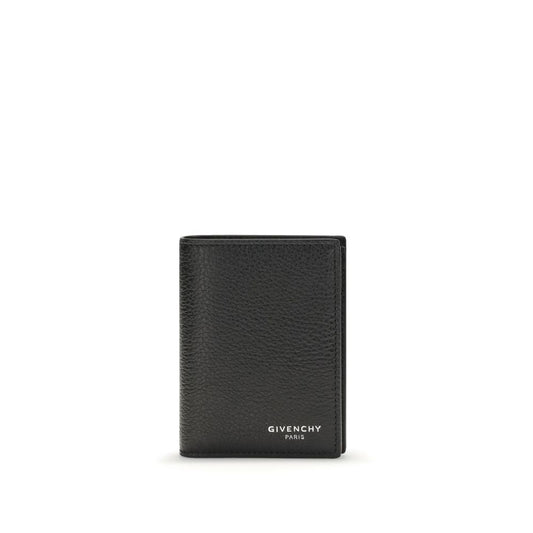 Portafoglio Givenchy Bos Taurus in pelle di vitello nera