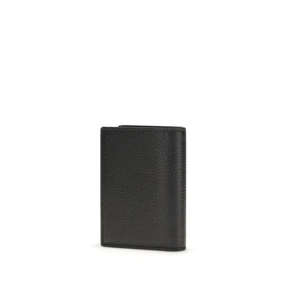 Portefeuille Givenchy Bos Taurus en cuir de veau noir