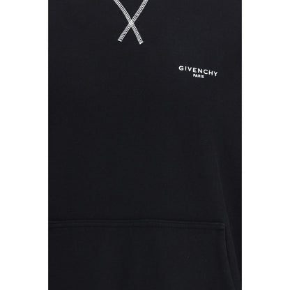 Felpa nera in cotone Givenchy