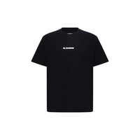 Maglietta nera in cotone Jil Sander