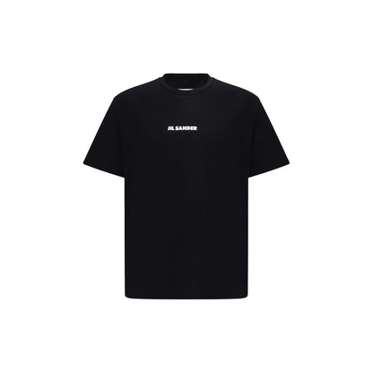 Maglietta nera in cotone Jil Sander