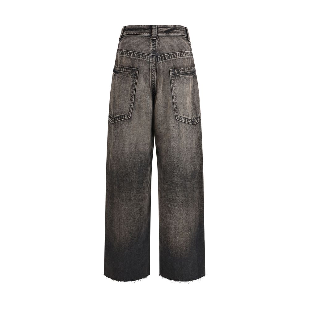 Maison Mihara Yasuhiro Jean en coton noir Denim