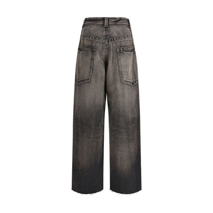 Maison Mihara Yasuhiro Jean en coton noir Denim