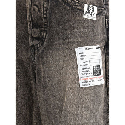 Maison Mihara Yasuhiro Jean en coton noir Denim