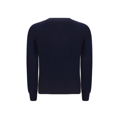 Felpa Brunello Cucinelli in lana blu Oves Aries