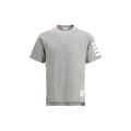 T-Shirt Thom Browne in Cotone Grigio