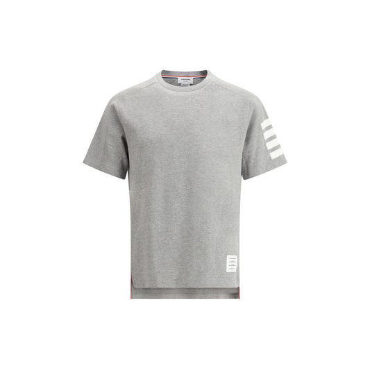 T-Shirt Thom Browne in Cotone Grigio
