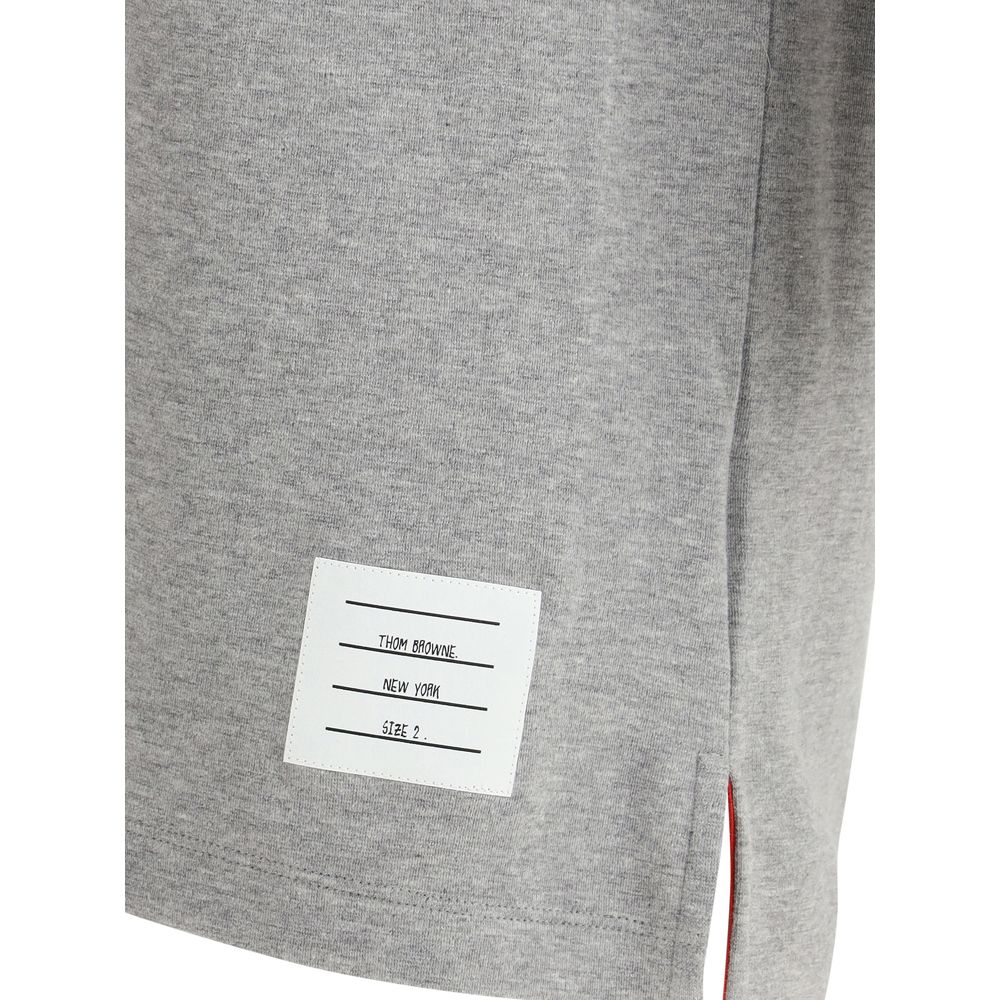 T-shirt en coton gris Thom Browne