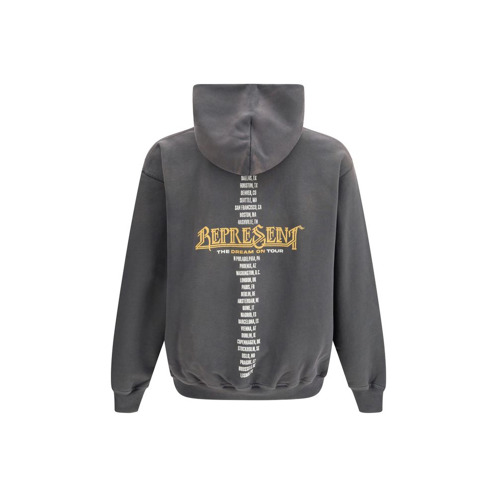 Felpa in cotone grigio Rappresenta