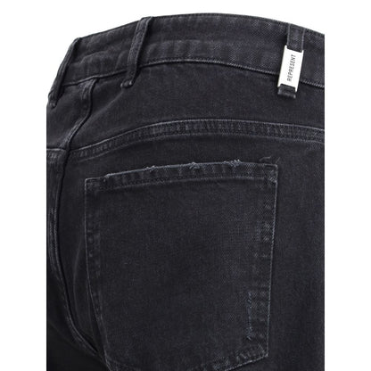 Jeans a gamba dritta in cotone nero Represent