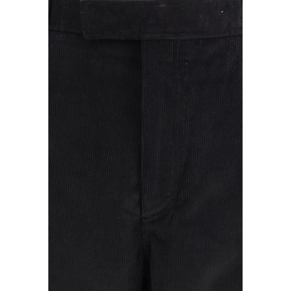 Pantaloni chino in cotone nero Thom Browne