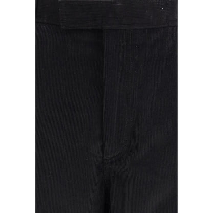 Pantaloni chino in cotone nero Thom Browne