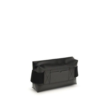 Borsa a tracolla Bos Taurus in pelle di vitello nera Marni