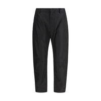 Pantaloni Casual Prada Neri in Poliammide Riciclata