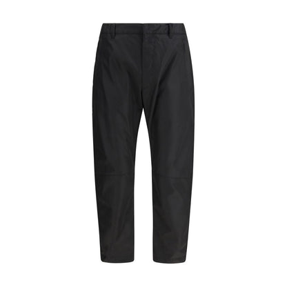 Pantaloni Casual Prada Neri in Poliammide Riciclata