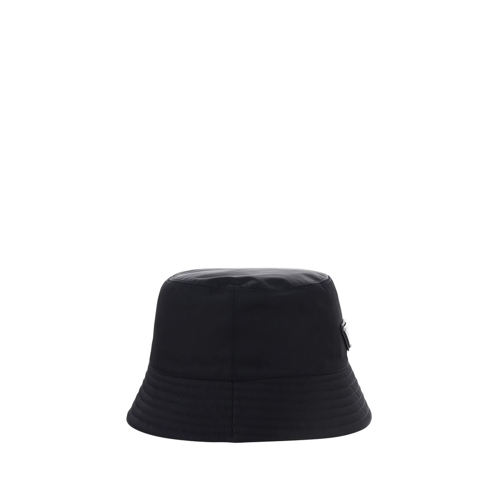 Cappello da pescatore Prada in poliammide nero