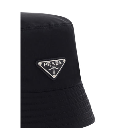 Cappello da pescatore Prada in poliammide nero