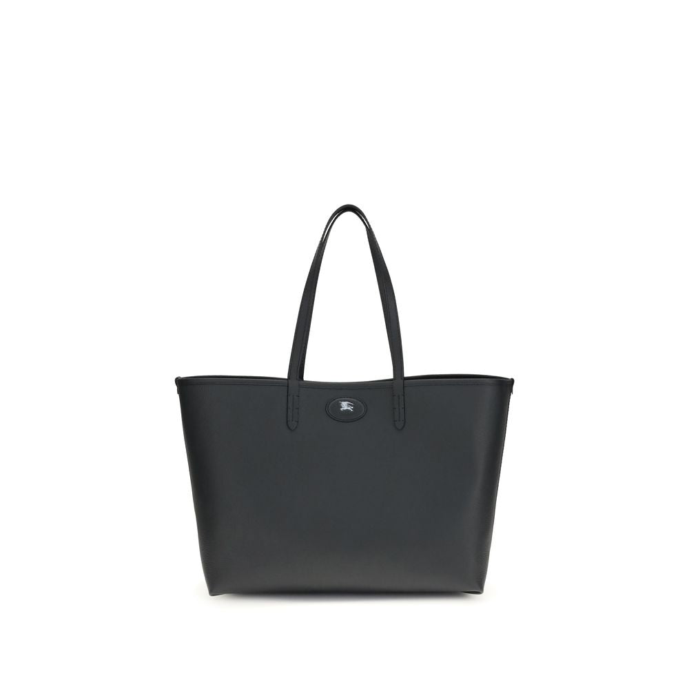 Borsa a tracolla Burberry Bos Taurus in pelle di vitello nera