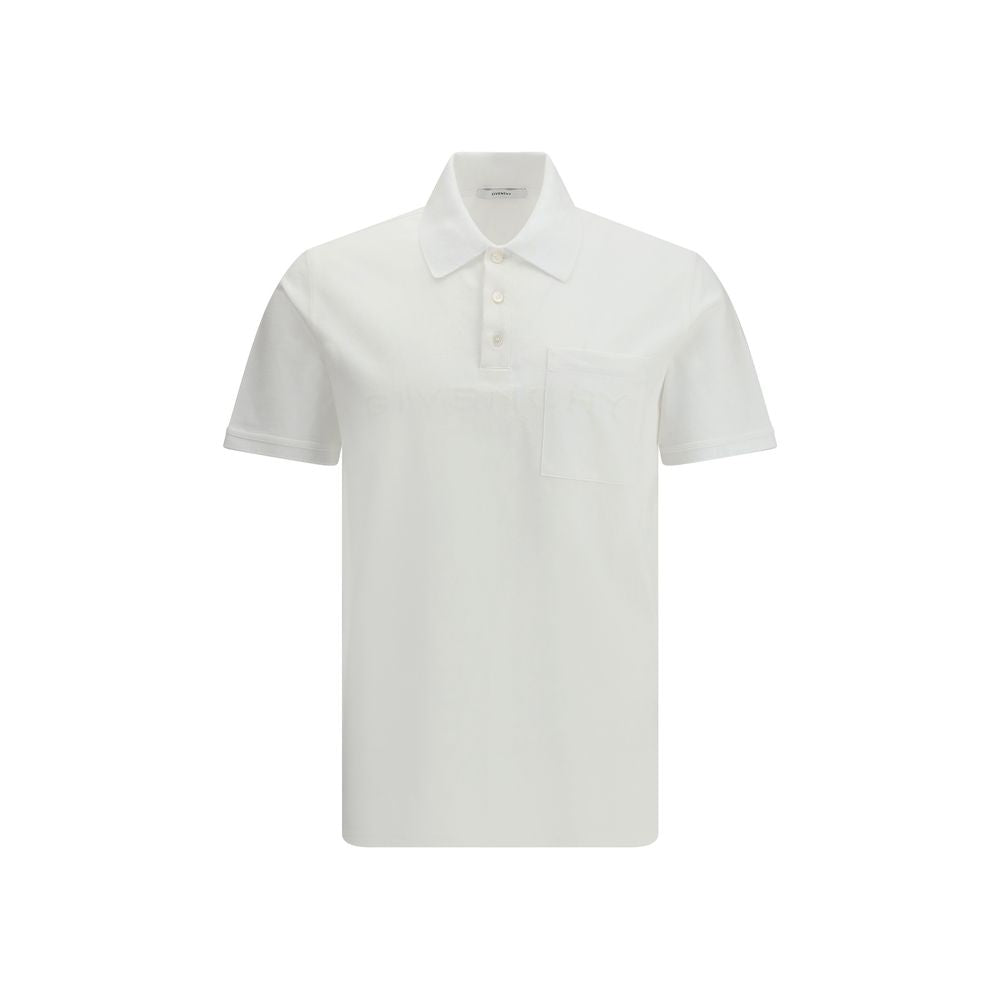 Polo in cotone bianco Givenchy