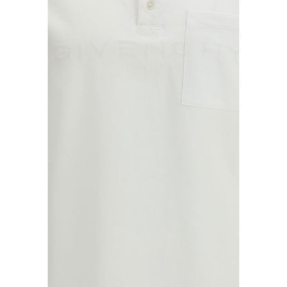 Polo in cotone bianco Givenchy