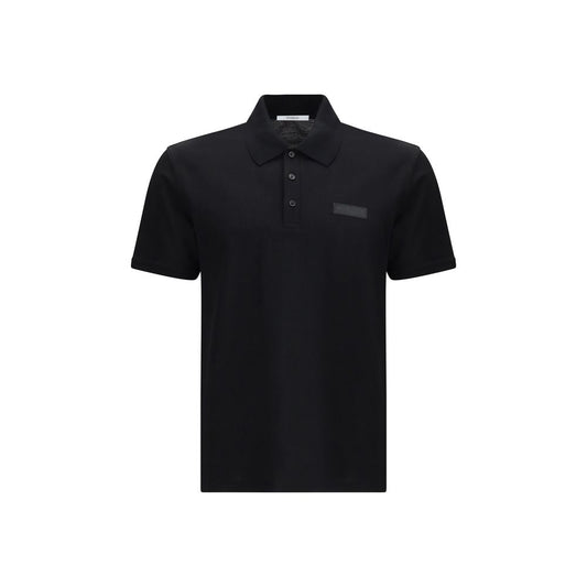 Polo nera in cotone Givenchy