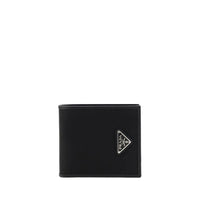 Portafoglio Prada in nylon nero