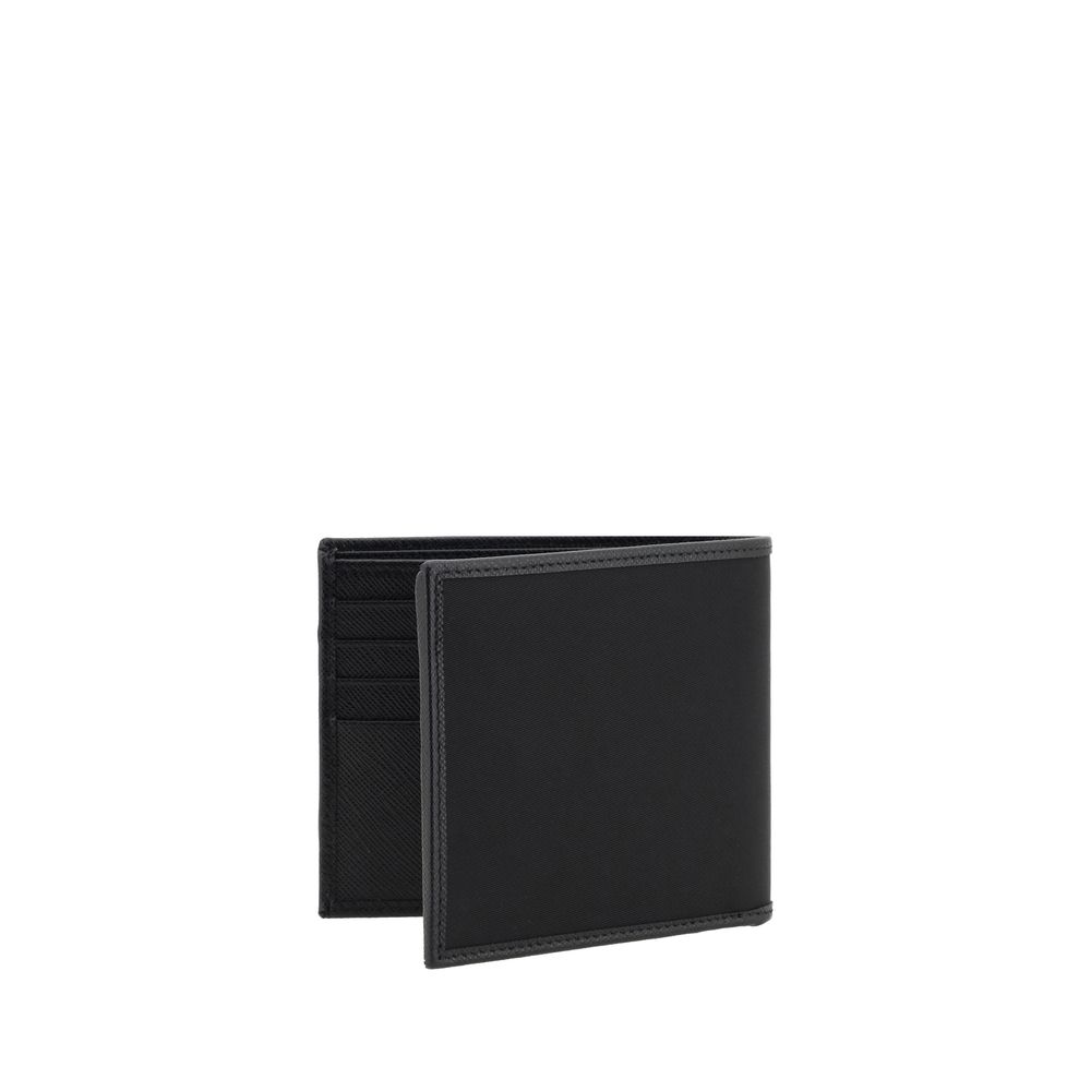 Portefeuille Prada en nylon noir