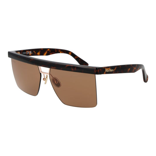 Occhiali da sole in plastica marrone Max Mara