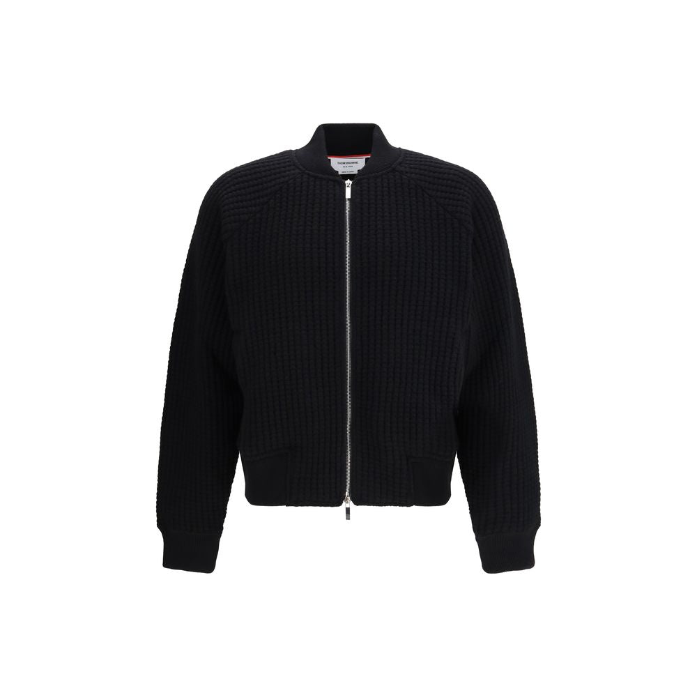 Thom Browne Bomber in Lana Nera