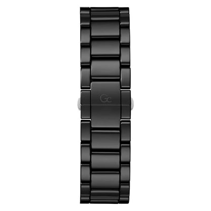 Orologio elegante in ceramica nera GC
